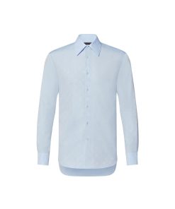 Uomo Louis Vuitton Camicie | Camicia Slim A Maniche Lunghe Con Motivo Monogram Mouline