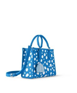 Donna Louis Vuitton Totes | Lv X Yk Borsa Onthego Pm Bleu Blanc