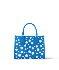 Donna Louis Vuitton Totes | Lv X Yk Borsa Onthego Pm Bleu Blanc