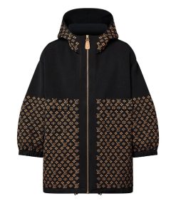 Donna Louis Vuitton Cappotti E Giacche | Giacca In Maglia Con Motivo Monogram In Jacquard