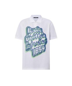 Uomo Louis Vuitton T-Shirt E Polo | Polo In Pique Di Cotone Con Ricamo