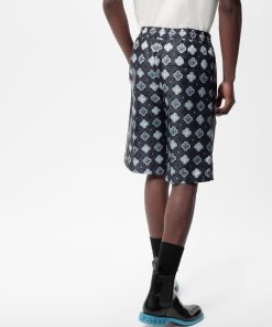 Uomo Louis Vuitton Pantaloni | Shorts Da Sera Con Coulisse