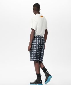 Uomo Louis Vuitton Pantaloni | Shorts Da Sera Con Coulisse