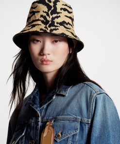 Donna Louis Vuitton Cappelli E Guanti | Cappello Tigergram Reversibile