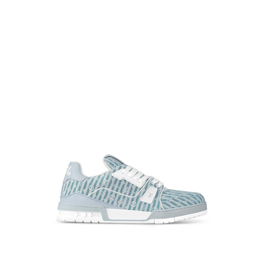 Uomo Louis Vuitton Sneakers | Sneaker Lv Trainer Blu