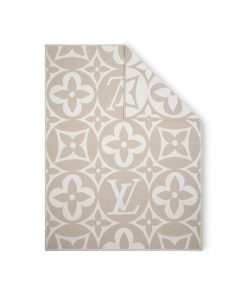 Donna Louis Vuitton Accessori Per La Casa | Coperta Lv Medallion Greige