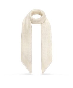 Donna Louis Vuitton Scialli E Stole | Scialle Monogram Shine Bianco