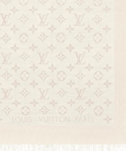 Donna Louis Vuitton Scialli E Stole | Scialle Monogram Shine Bianco