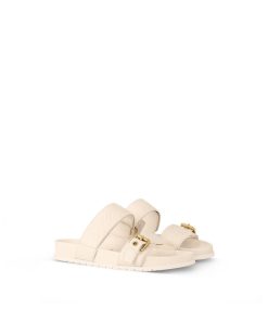 Donna Louis Vuitton Mule E Slider | Mule Bassa Bom Dia Ivory