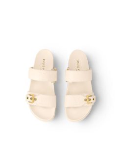 Donna Louis Vuitton Mule E Slider | Mule Bassa Bom Dia Ivory