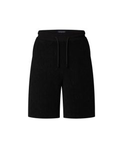 Uomo Louis Vuitton Pantaloni | Shorts In Spugna Con Motivo Monogram