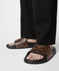 Uomo Louis Vuitton Sandali | Mule Waterfront Macassar