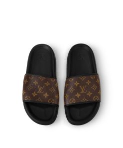 Uomo Louis Vuitton Sandali | Mule Waterfront Macassar