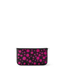 Donna Louis Vuitton Borse Con Catenella E Clutches | Lv X Yk Multi Pochette Accessoires Noir Fuchsia