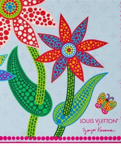 Donna Louis Vuitton Foulard In Seta E Bandeaux | Lv X Yk Foulard Flowers 45