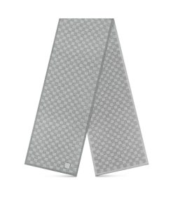 Uomo Louis Vuitton Sciarpe | Sciarpa Neo Petit Damier Gris Clair