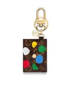 Donna Louis Vuitton Portachiavi E Charms Per Borse | Lv X Yk Portachiavi Kirigami Monogram Painted Dots