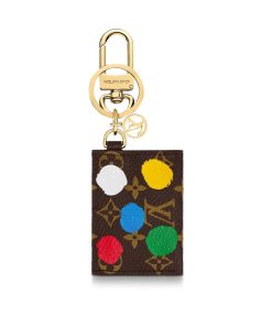 Donna Louis Vuitton Portachiavi E Charms Per Borse | Lv X Yk Portachiavi Kirigami Monogram Painted Dots