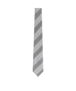 Uomo Louis Vuitton Cravatte E Fazzoletti Da Taschino | Cravatta Mng Stripes Grigio