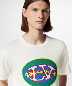 Uomo Louis Vuitton Maglieria E Felpe | T-Shirt Con Motivo Grafico