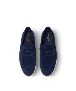 Uomo Louis Vuitton Mocassini | Mocassino Estate Blu