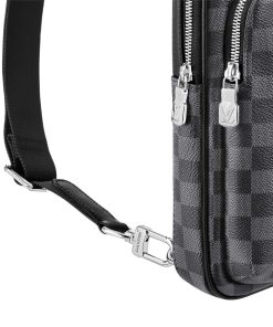 Uomo Louis Vuitton Collezione Damier | Zaino Monospalla Avenue Nm