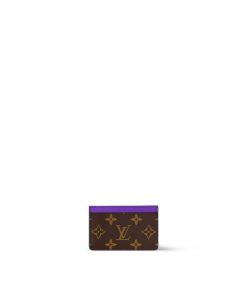 Donna Louis Vuitton Portacarte E Portachiavi | Porta Carte Di Credito Semplice Pm Viola