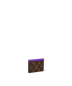 Donna Louis Vuitton Portacarte E Portachiavi | Porta Carte Di Credito Semplice Pm Viola