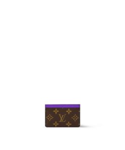 Donna Louis Vuitton Portacarte E Portachiavi | Porta Carte Di Credito Semplice Pm Viola