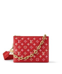 Donna Louis Vuitton Borse Con Catenella E Clutches | Borsa Coussin Pm Rosso