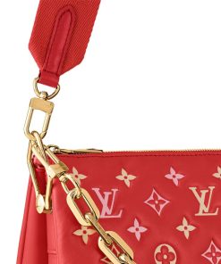 Donna Louis Vuitton Borse Con Catenella E Clutches | Borsa Coussin Pm Rosso