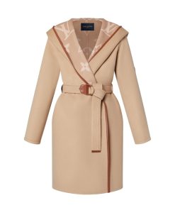 Donna Louis Vuitton Cappotti E Giacche | Cappotto A Vestaglia Double Face Con Cappuccio E Cintura