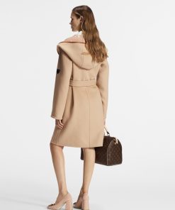 Donna Louis Vuitton Cappotti E Giacche | Cappotto A Vestaglia Double Face Con Cappuccio E Cintura