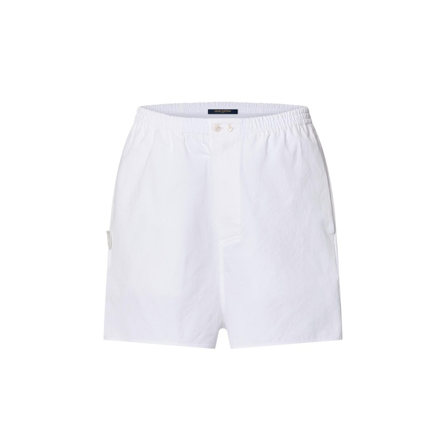 Donna Louis Vuitton Gonne E Shorts | Shorts Stile Boxer In Popeline Di Cotone