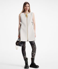 Donna Louis Vuitton Abiti | Abito Con Nodo Laterale E Zip Oversize