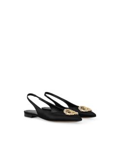 Donna Louis Vuitton Mule E Slider | Ballerina Aperta Sul Retro Met Nero