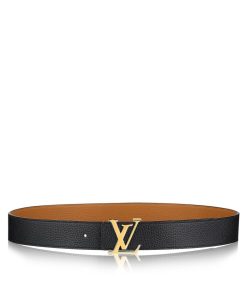 Uomo Louis Vuitton Cinture | Cintura Lv Initiales 40 Mm Reversibile