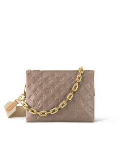 Donna Louis Vuitton Borse Con Catenella E Clutches | Borsa Coussin Pm Tortora