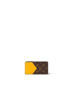 Donna Louis Vuitton Portacarte E Portachiavi | Portamonete E Porta Carte Di Credito Giallo