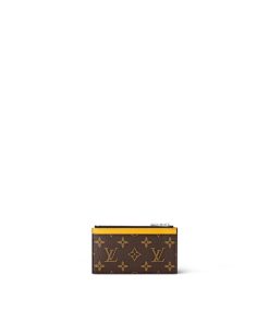 Donna Louis Vuitton Portacarte E Portachiavi | Portamonete E Porta Carte Di Credito Giallo