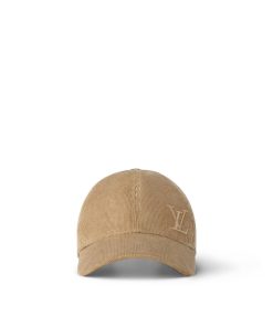 Uomo Louis Vuitton Cappelli E Guanti | Cappello Lv Corduroy Beige