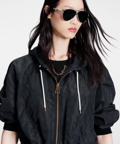 Donna Louis Vuitton Cappotti E Giacche | Parka Impermeabile Con Motivo Monogram