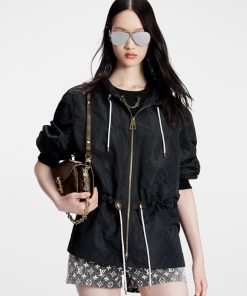 Donna Louis Vuitton Cappotti E Giacche | Parka Impermeabile Con Motivo Monogram