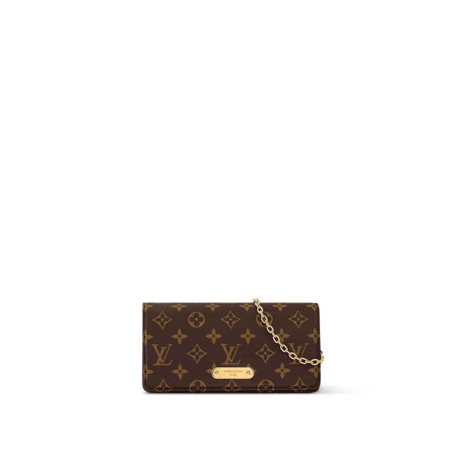 Donna Louis Vuitton Icone Monogram | Portafoglio Con Catenella Lily