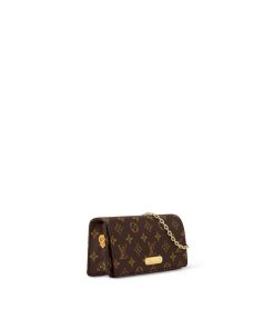 Donna Louis Vuitton Icone Monogram | Portafoglio Con Catenella Lily