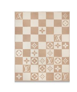 Donna Louis Vuitton Accessori Per La Casa | Coperta Lv Checkmate Beige