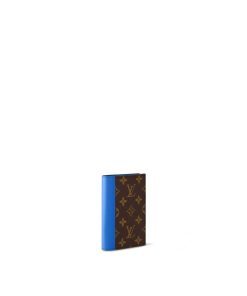 Uomo Louis Vuitton Portacarte E Custodie Per Passaporto | Porta Passaporto Blu Tie-Dye