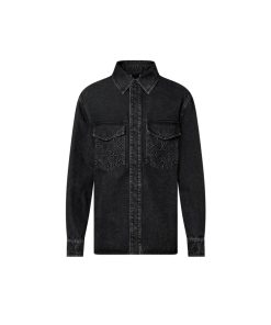 Uomo Louis Vuitton Camicie | Giacca A Camicia In Denim