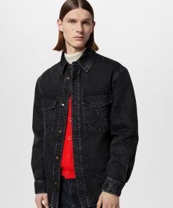 Uomo Louis Vuitton Camicie | Giacca A Camicia In Denim