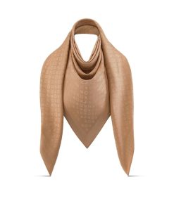 Donna Louis Vuitton Scialli E Stole | Scialle Evermore Caramel